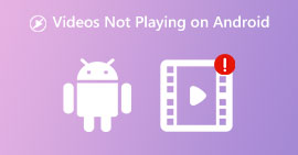 Vídeos não estão sendo reproduzidos no Android