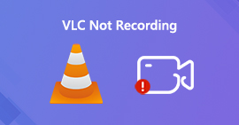 VLC não está gravando