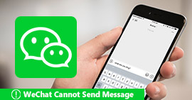 WeChat não pode enviar mensagens