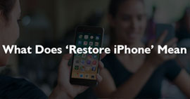 O que significa restaurar o iPhone
