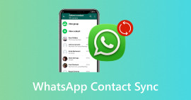 Sincronização de contatos do WhatsApp