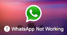 WhatsApp não funciona