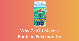 Por que não consigo criar uma rota no Pokémon Go