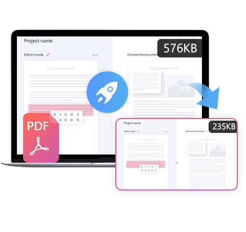 Comprima o tamanho do PDF rapidamente