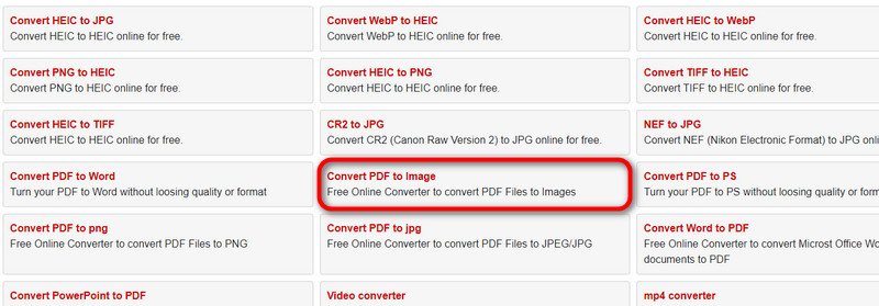 Converter PDF em opção de imagem