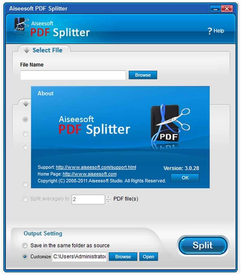 Instalar PDF Splitter
