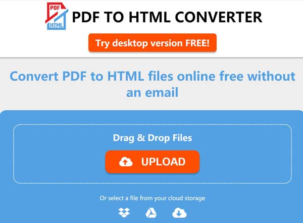 PDF para HTML