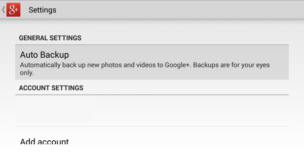 Faça backup de fotos do Android com backup automático