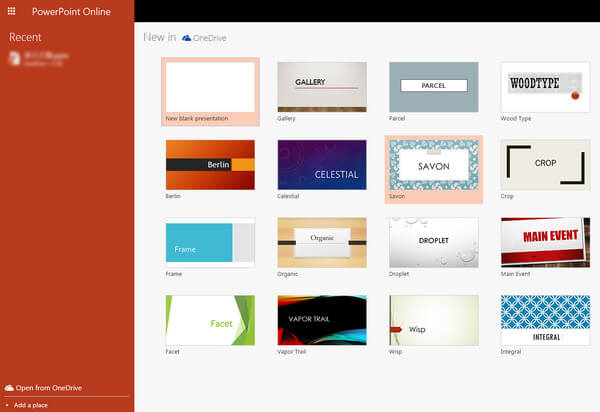 Visualizador do PowerPoint on-line