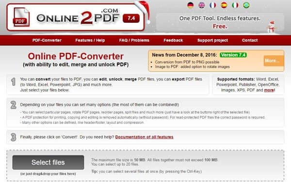 Conversor PowerPoint para PDF Online