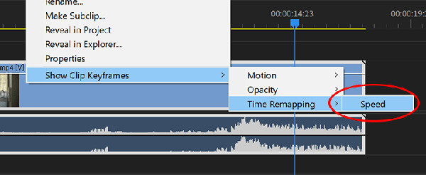 Habilitar remapeamento de tempo adobe premiere