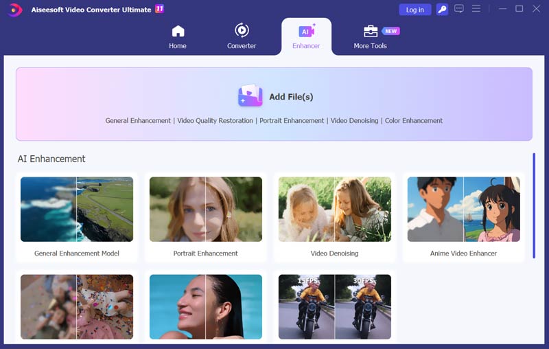 Aprimorador de IA Vcu Adicionar Arquivos
