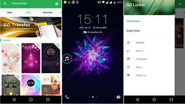 Aplicativos de tela de bloqueio Go Locker para Android