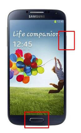 Faça uma captura de tela no Samsung com a chave do dispositivo