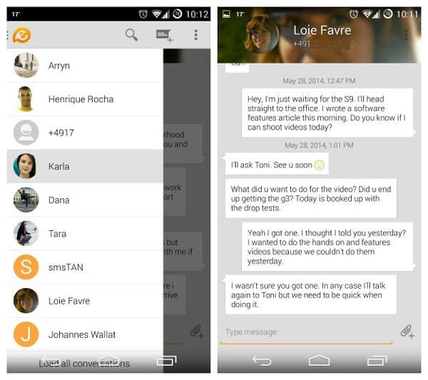 Melhor aplicativo de SMS para Android - EvolveSMS