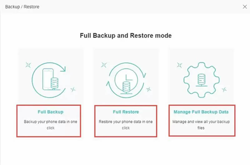 Restauração de backup