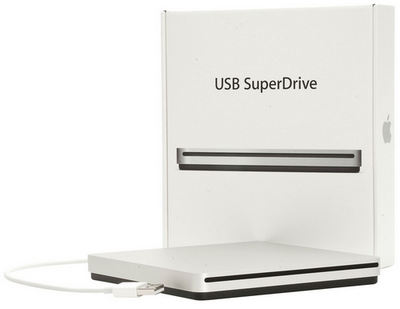 A Apple USB SuperDrive
