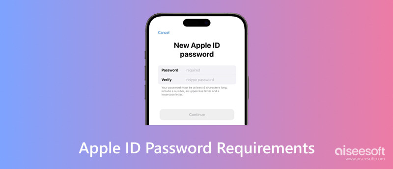 Requisitos de senha do ID Apple