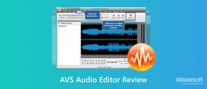 Revisão do editor de áudio AVS
