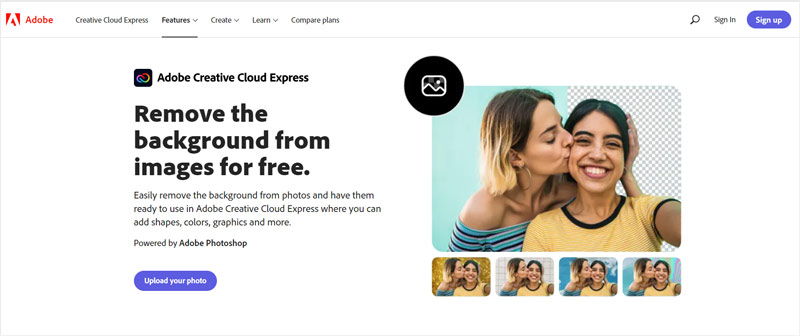 Adobe Creative Cloud Express on-line