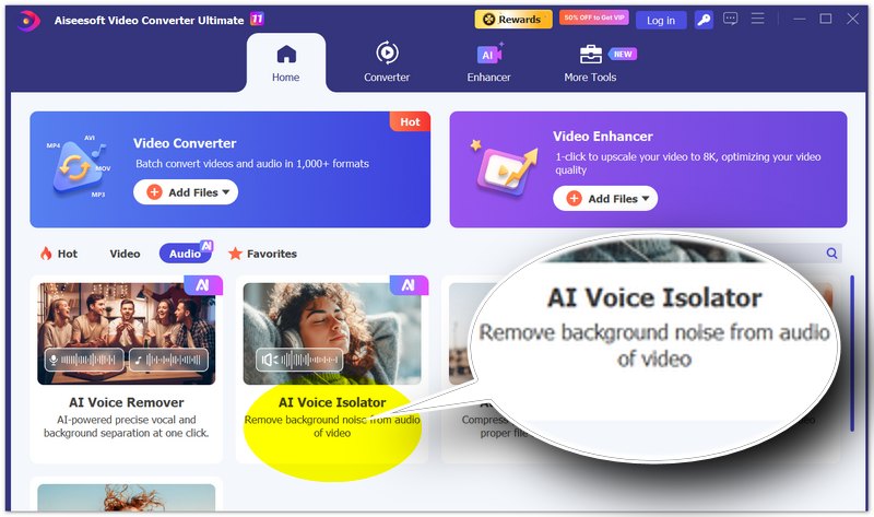 Remover ruído de fundo com o Aiseesoft Video Converter Ultimate