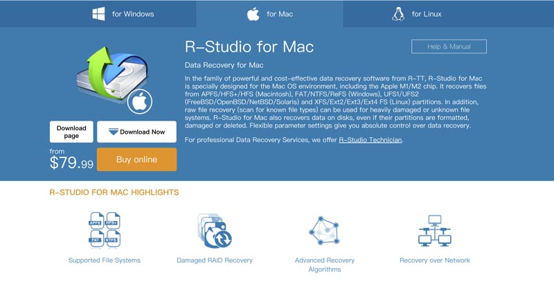 Recuperação de dados do R Studio para Mac