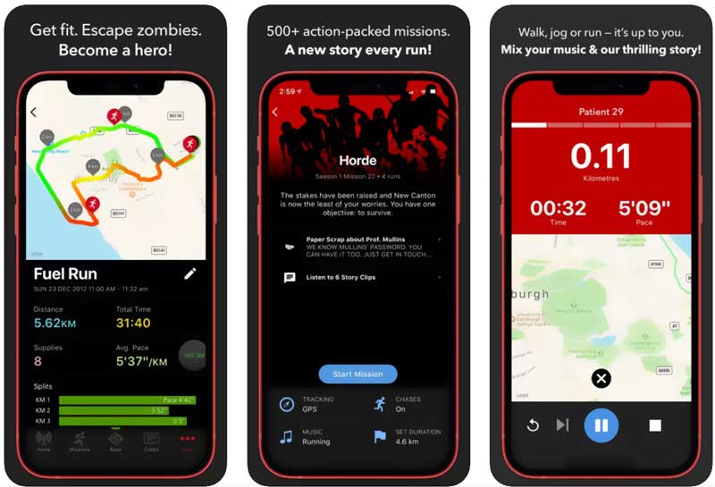 Jogos Baseados em Localização GPS Corrida de Zumbis