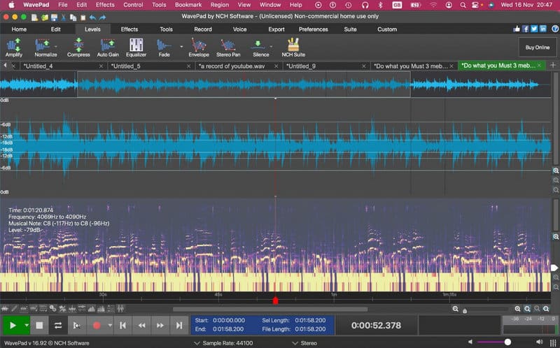 WavePad Audio Editor