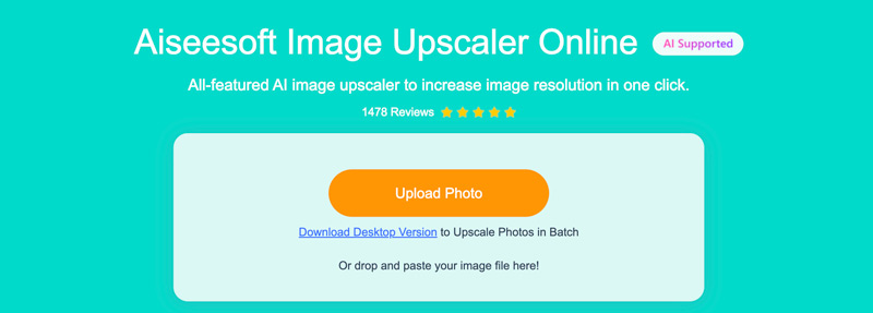 Canva Alternativo Aiseesoft Image Upscaler Online