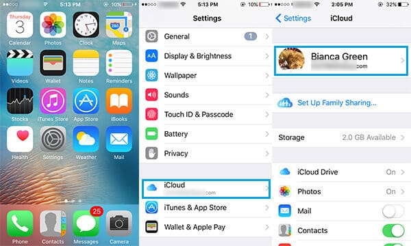 ID Apple iCloud