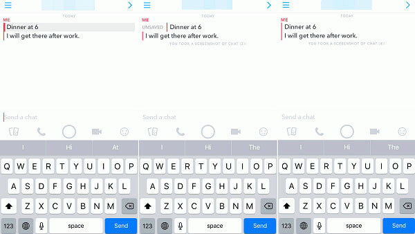 Excluir mensagens salvas no Snapchat