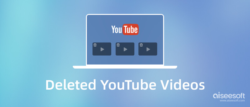 Vídeos do YouTube excluídos