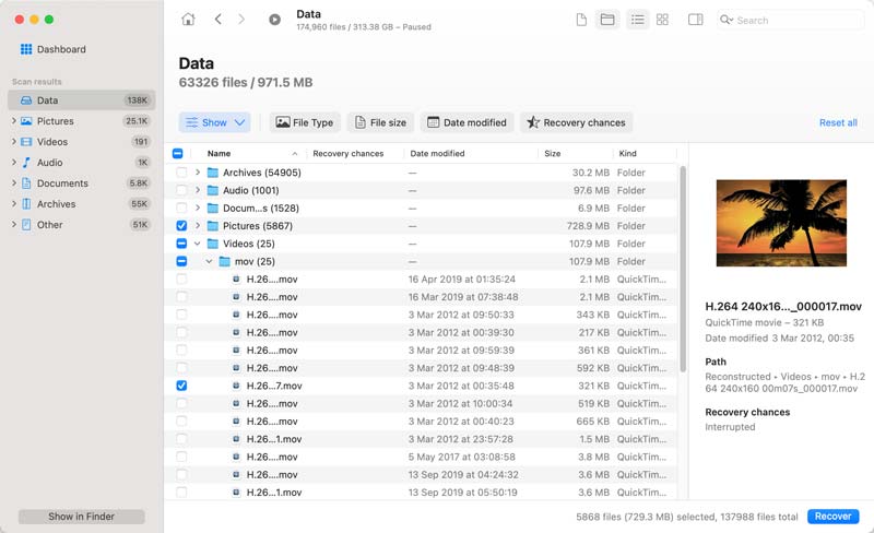 Use o Disk Drill para recuperar dados no Mac