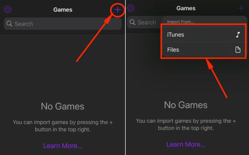 Use o emulador Delta