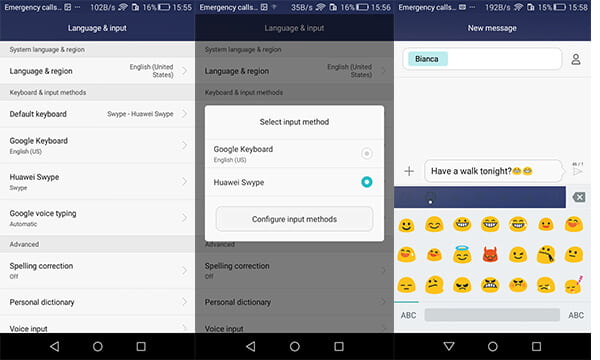 Ativar emojis no telefone Android