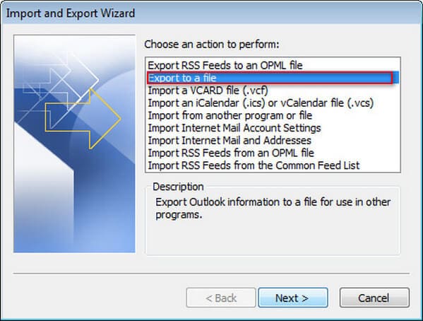 Salvar contatos exportados do Outlook como