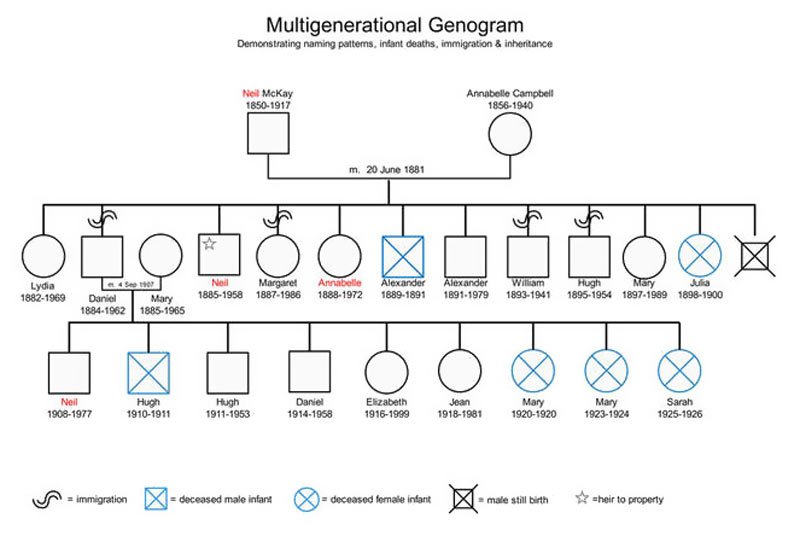 O que é um genograma