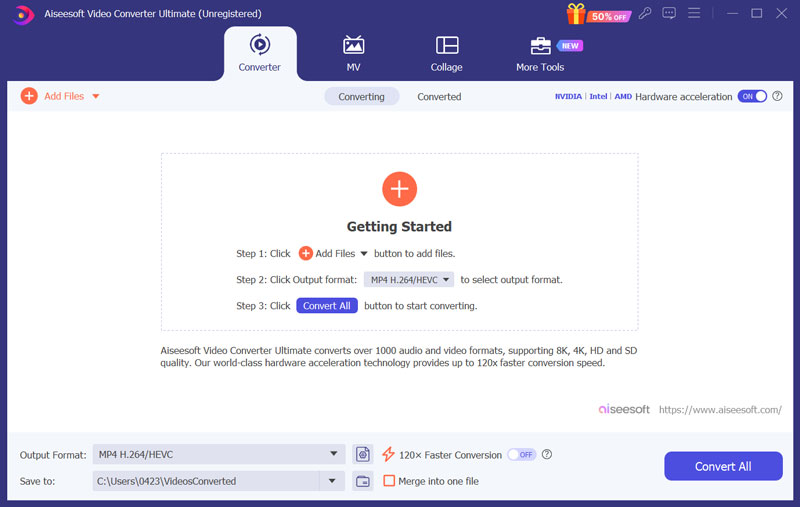 Carregar vídeos H264