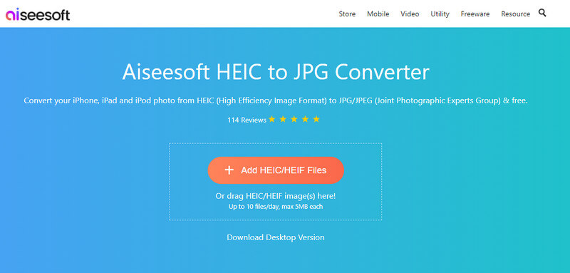 Aiseesoft HEIC para JPG Converter