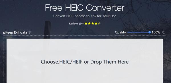 Um poderoso conversor HEIC gratuito