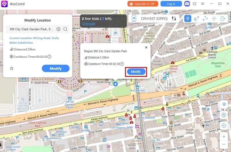 Clique para modificar