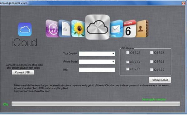 Ferramenta Bypass do iCloud