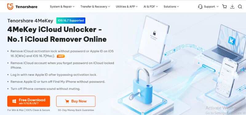 Removedor Tenorshare 4mekey Icloud