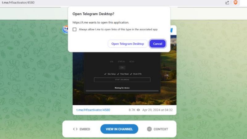 Encontre o site do desenvolvedor
