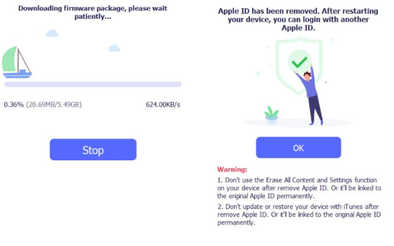 Remover o ID Apple completamente