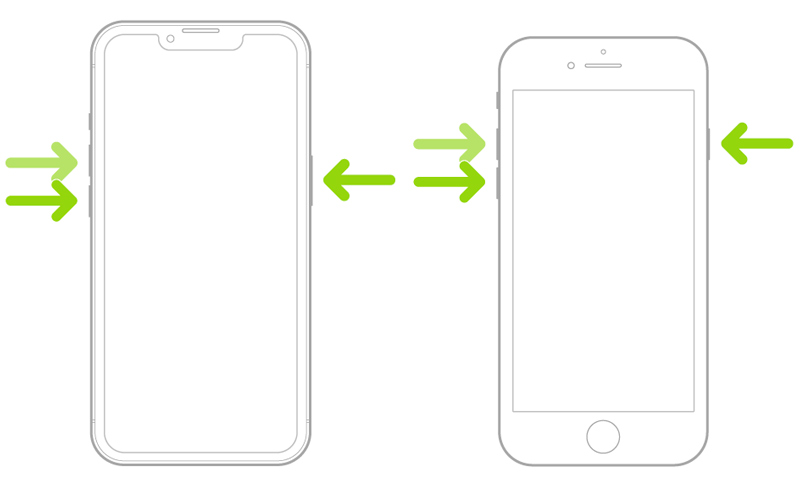 Forçar reinicialização do iPhone novo