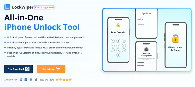 Software de desbloqueio LockWiper para iPad