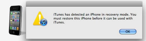 O iTunes detecta o modo DFU do iPhone