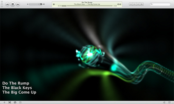 Aeon iTunes Visualizador