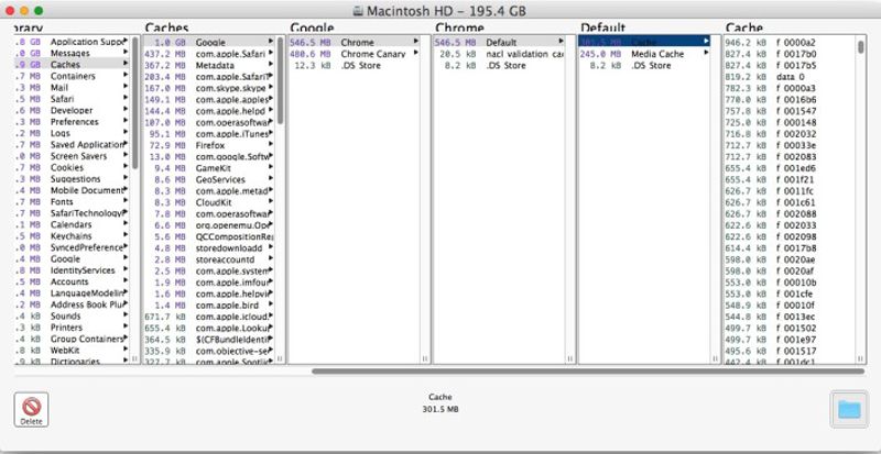 Analisador de espaço em disco do Mac OmniDiskSweeper